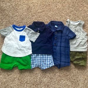 Baby Gap boys romper bundle 3-6 months